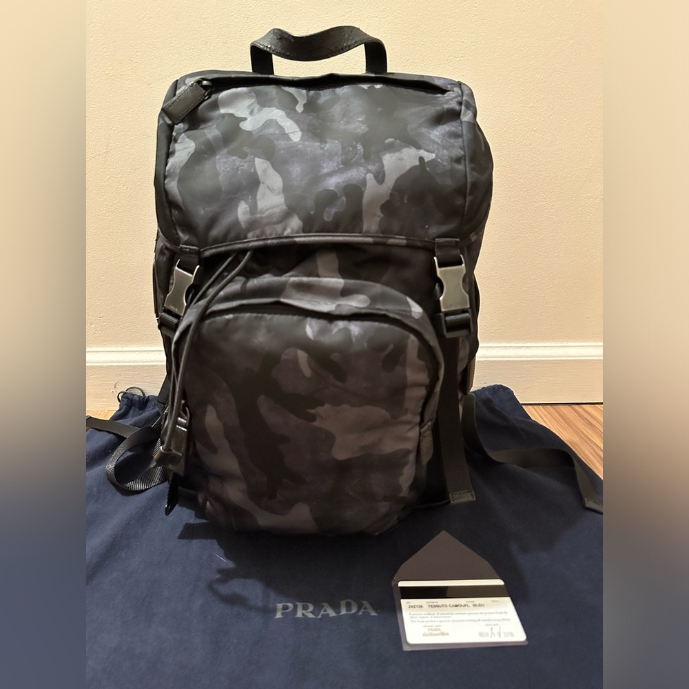 Prada Camouflage Letters Embroidery - Preowned w/ dust bag & authenticity card